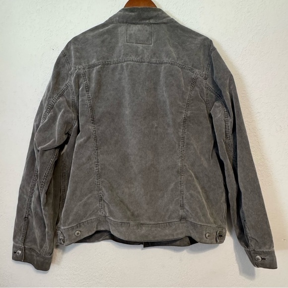 Men's Lucky Brand Gray Corduroy Classic Jacket - Picture 9 of 10